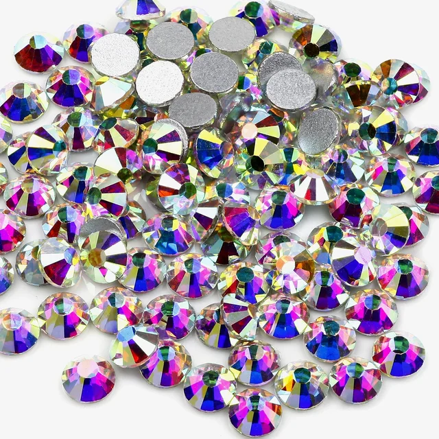 Aurora Borealis (AB) Flatback Rhinestones