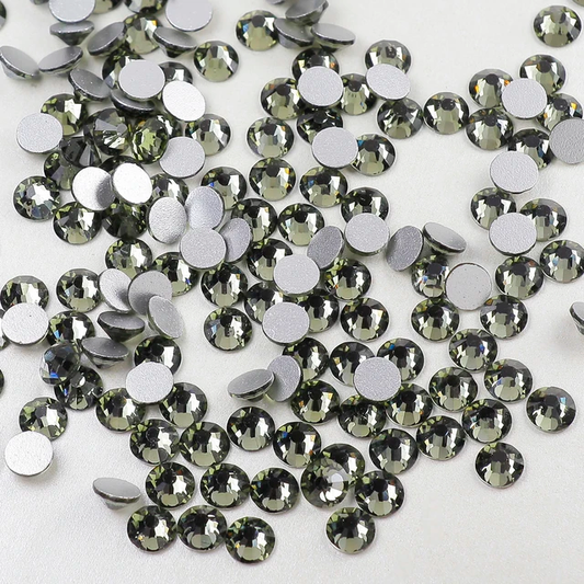 Black Diamond Flatback Rhinestones