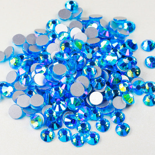 Aquamarine AB Flatback Rhinestones