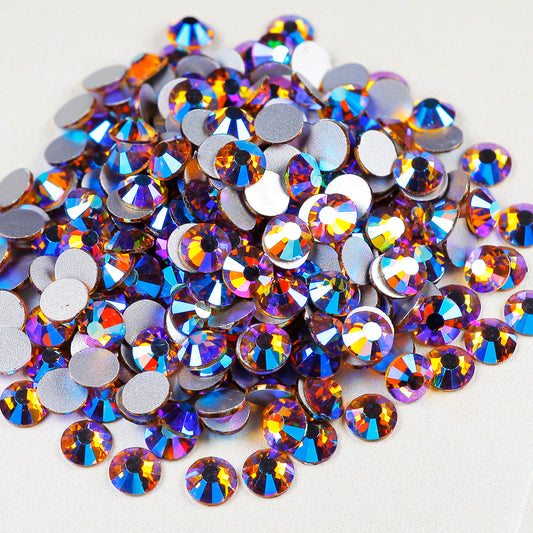 Lt Color Topaz AB Flatback Rhinestones