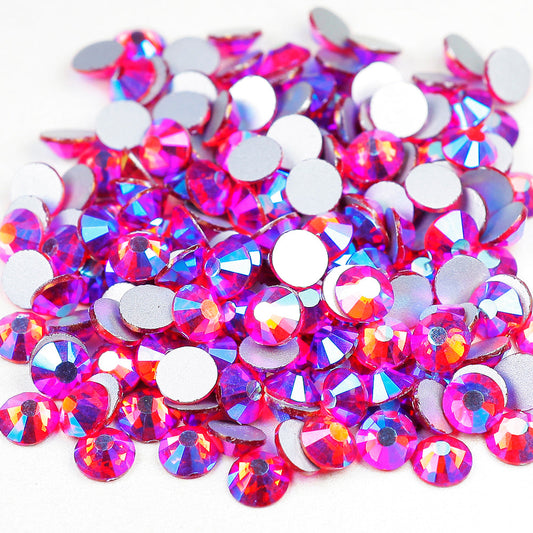 Rose AB Flatback Rhinestones