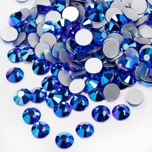 Sapphire AB Flatback Rhinestones