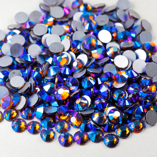 Smoked Topaz AB Flatback Rhinestones